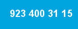 923 400 31 15
